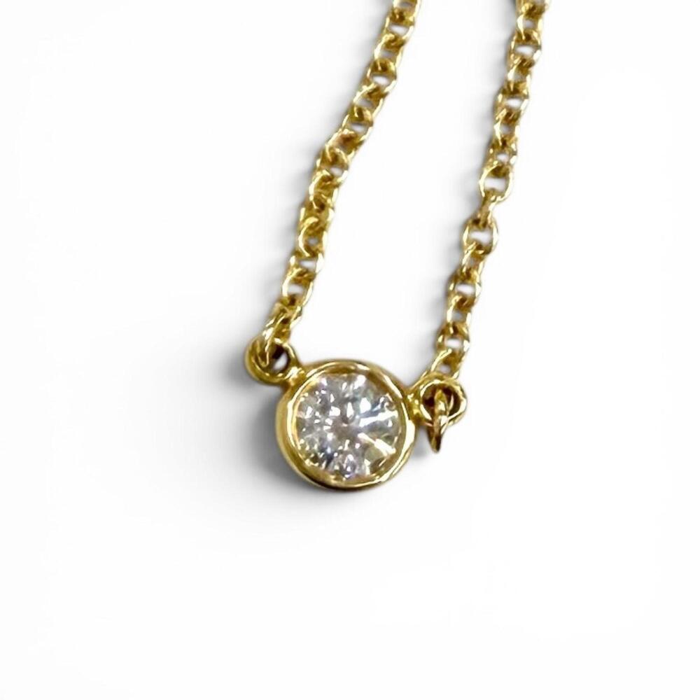 TIFFANY Gold Diamond Necklace